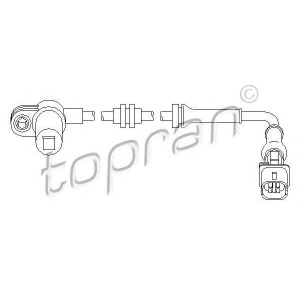 SENZOR ABS PREDNJI CORSA 1.1 1.7