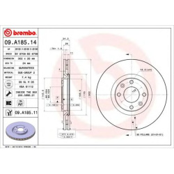DISK PREDNJI 302x26 PEZO 308, CITROEN C4 BREMBO