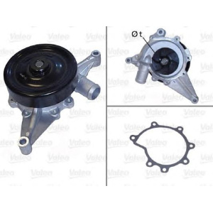 PUMPAVODE JAGUAR S TIPE 3.0 V6 -2015 VALEO