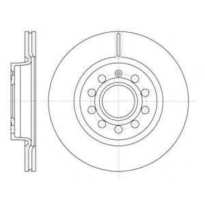 DISK PREDNJI VENTILIRAJUĆI 22x280mm GOLF 6 -2019 ROADHOUSE