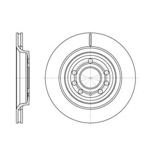 DISK ZADNJI SAAB 9.3 REMSA