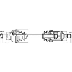 POLUOSOVINA BMW LEVA E46