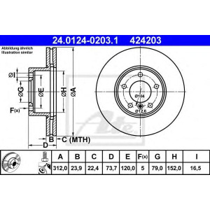 DISK PREDNJI BMW E90/F20/31..AT