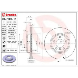 DISK PREDNJI VENTILIRAJUCI  BMW E46  .BR
