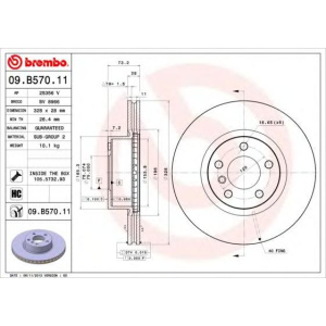 DISK PREDNJI VENTILIRAJUCI  BMW F25     BRE