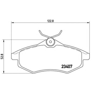 PLOČICE PREDNJE CITROEN C-2-3 1.4 2002-2016 BREMBO