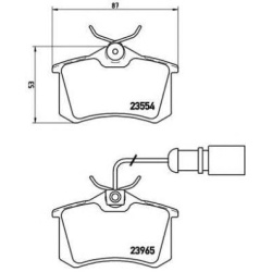 PLOČICE ZADNJE SARAN 1996-2010 BREMBO