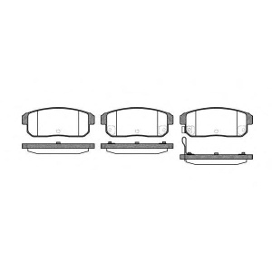 Pločice zadnje Suzuki Ignis 2 03- Road House