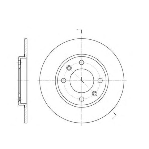 DISK ZADNJI 247x08 P-206/306.94-R