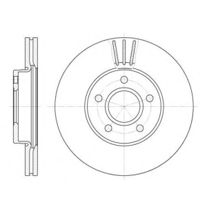 DISK PREDNJI 278x25mm FOKUS 2003-2018 ROADHOUSE