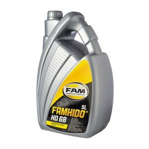 FAM - FAMHIDO HD 68 Hidraulično ulje mineralne osnove sa aditivima protiv habanja i korozije. 5 litara