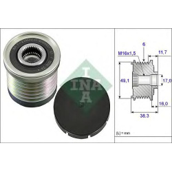 REMENICA ALTERNATORA  OPEL/RENO 1.9 DCI