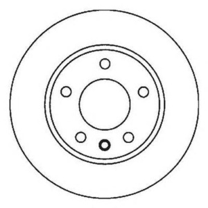 DISK PREDNJI VENTILIRAJUCI 22x256 mm AUDI A3 - GOLF 4 1997- JURID