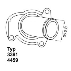 TERMOSTAT 1.2-1.4 CORSA C-D, ASTRA G-H -2014 WAHLER
