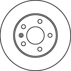 DISK ZADNJI 264x10 ASTRA G 5 RUPA JURID