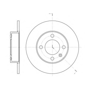 DISK ZADNJI 09X232 POC/LU .97-.RH