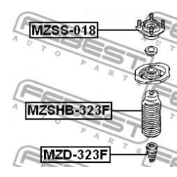 ODBOJNA GUMA PREDNJEG AMORTIZERA MAZDA 323 -2004 FEBEST