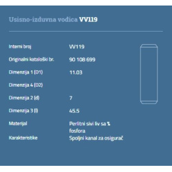 VODJICA VENTILA 1.2/1.3/1.4 OPEL