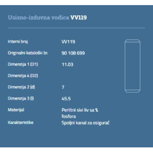 VODJICA VENTILA 1.2/1.3/1.4 OPEL