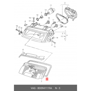 Dihtung fara Audi A4 1995-1999 Bosch