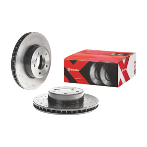DISK PREDNJI BMW E60 2.0-3.0 2004-2010 BREMBO BUŠENI
