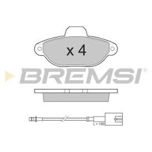 PLOČICE PREDNJE FIAT 500 PANDA 1.2i 2007- BREMSI