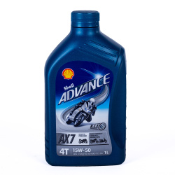 MOTORNO ULJE SHEL ADVANCE AX7 4T 15W50 1LIT